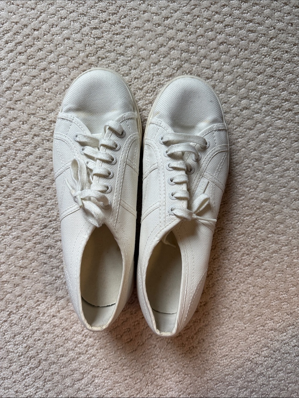 Superga Classic White Canvas Women's Sneakers